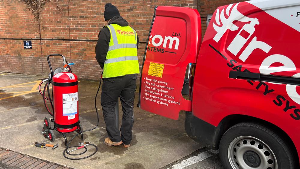 fire-extinguisher-work-on-site